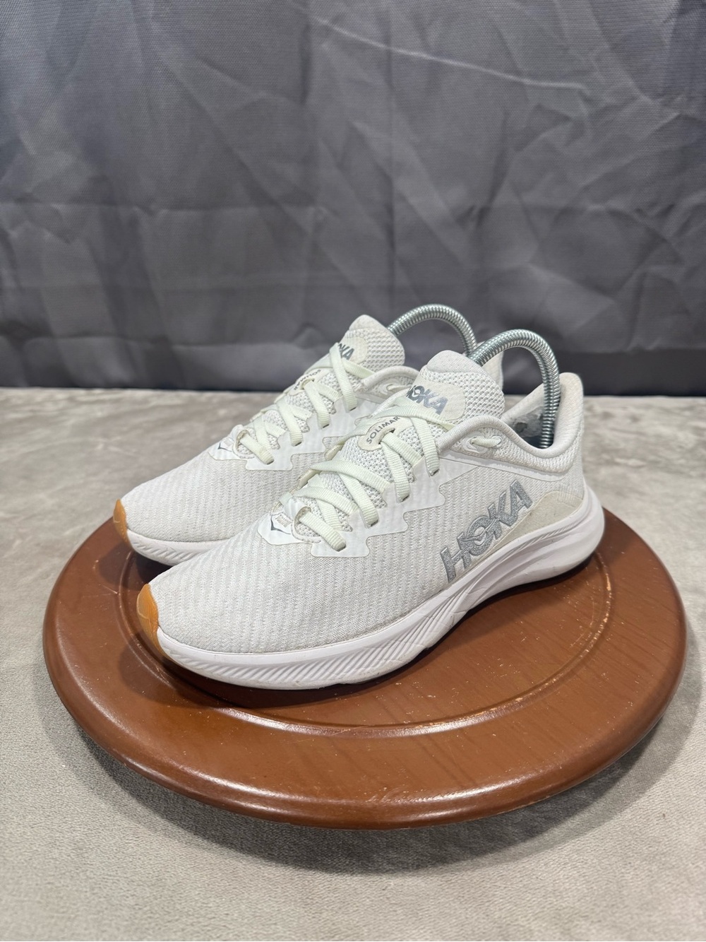 Hoka Women's Solimar White Athletic Sneakers